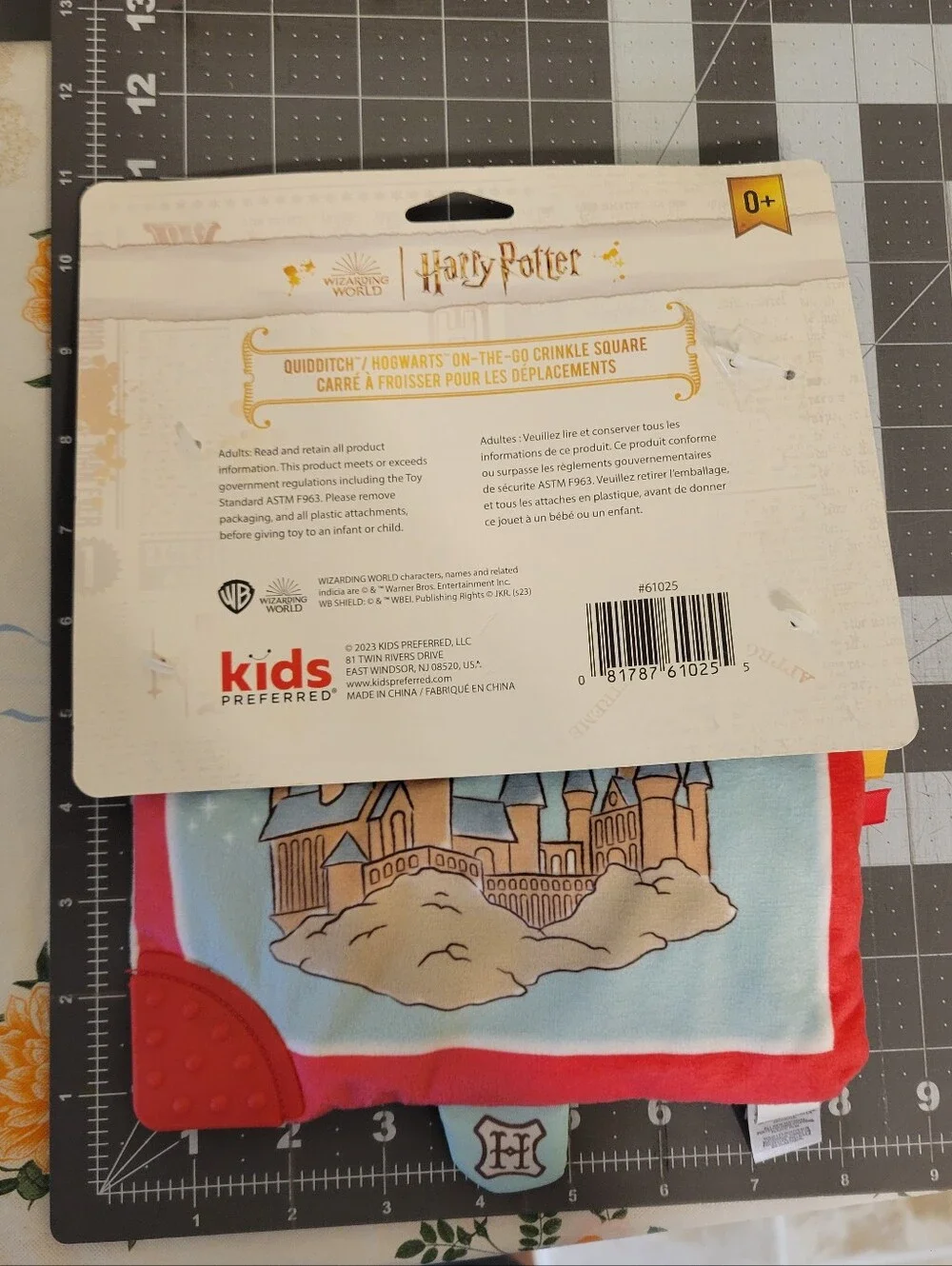 Warner Bros. Harry Potter Quidditch Sensory Cloth Book - NWT